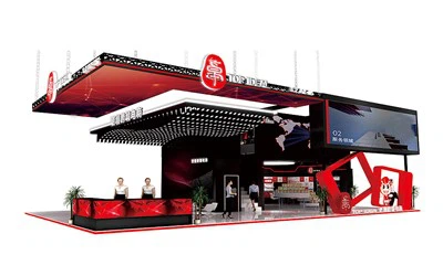 香港の展示ブースの装飾